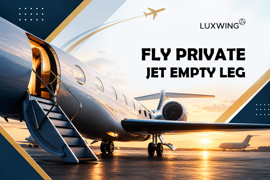 fly private jet empty leg